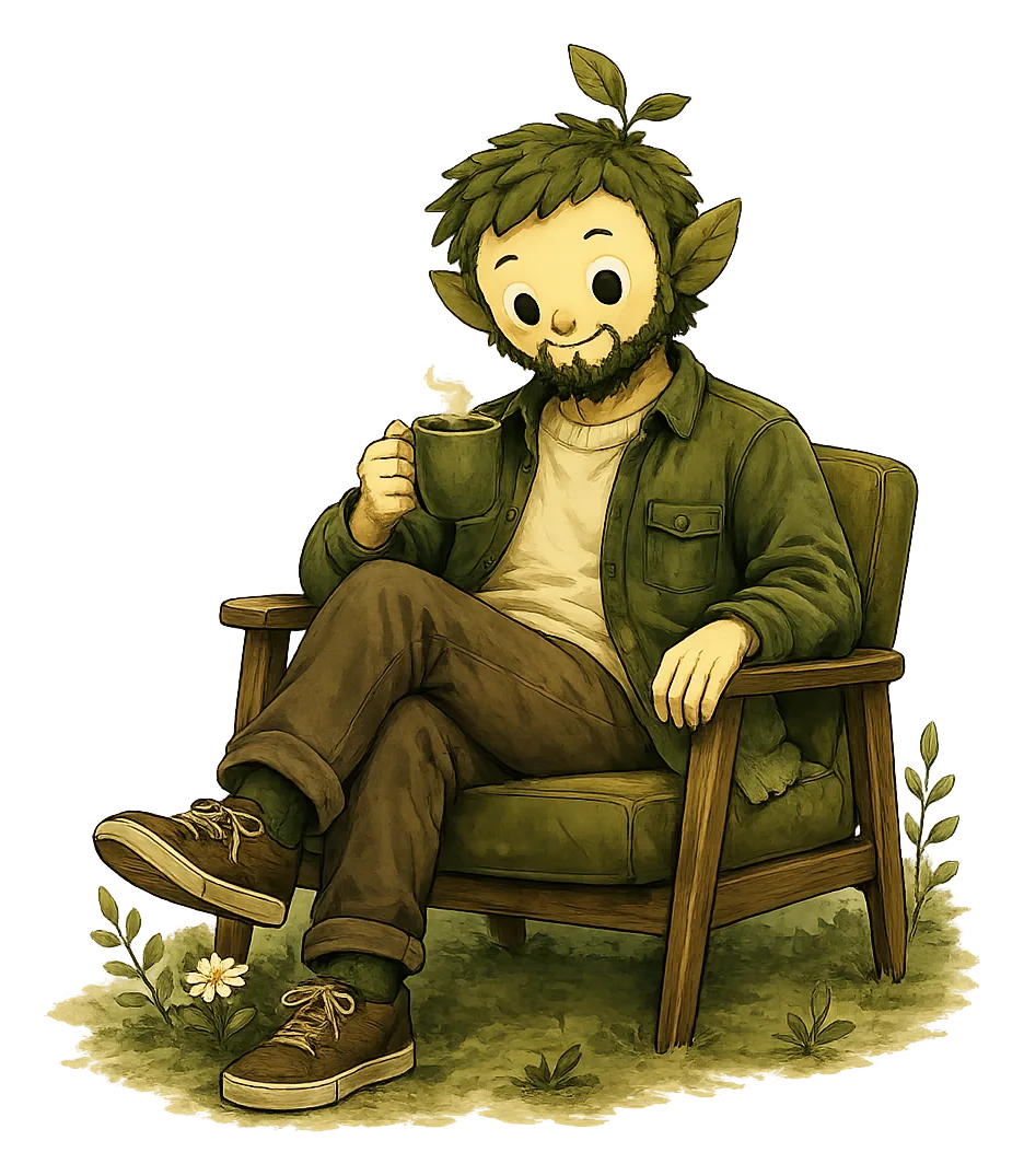 Mossi, Kinvora's companion, at the Adult Children stage — Reflecting, growing, sharing wisdom.